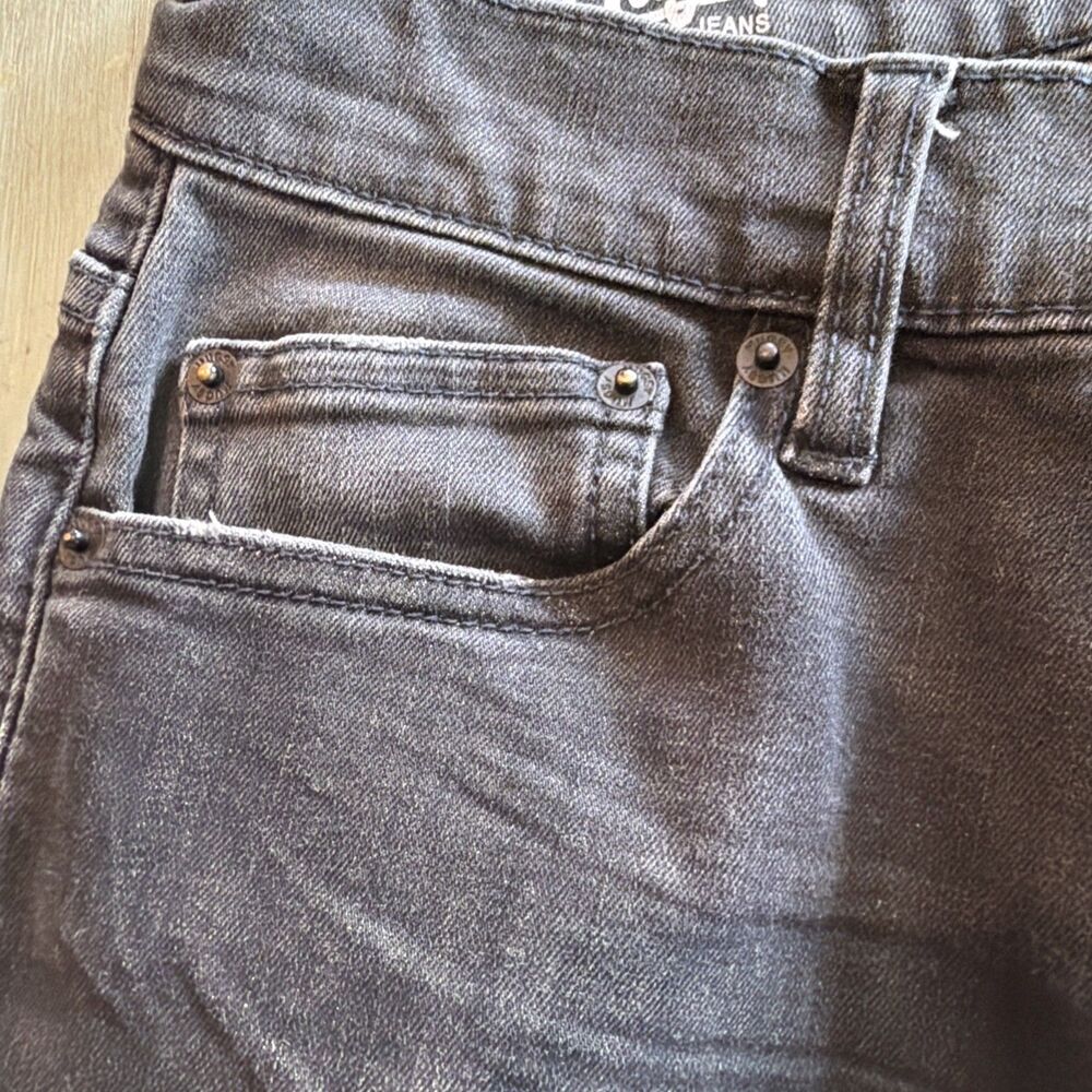 Men’s Mugsy Mags Stretchy Black/Grey  Stretchy Jeans Size 31x30 Style FLX4NKG - Picture 3 of 14